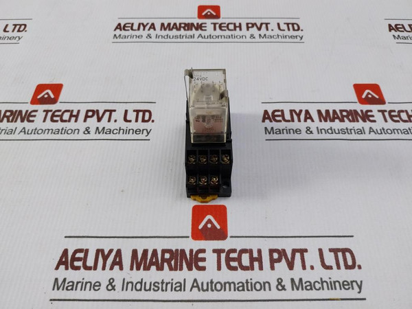 Omron My4 Power Relay With Base 24Vdc 5A 250Vac