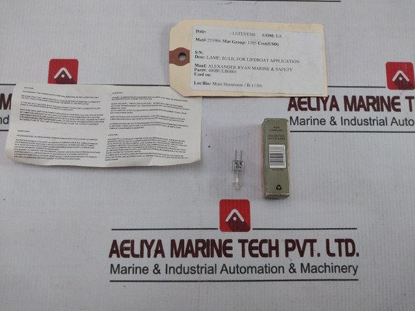 Lot Of 4X Damar 1829A Quartz Capsule Lamp Bulb T3 Shape G4 Base 20W 12V