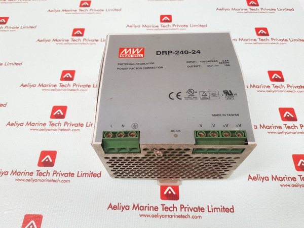 Mean Well Drp-240-24 Rail Power Supply 3.5A 50/60Hz