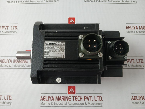 Rexroth Msc130-3M20-n152-0Apk-ntnn Servo Motor R988114085 2000 Rpm 4.36A