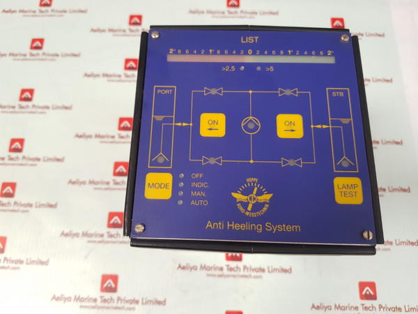 Hoppe Marine Board - Messtechnik Control Panel Anti Heeling System