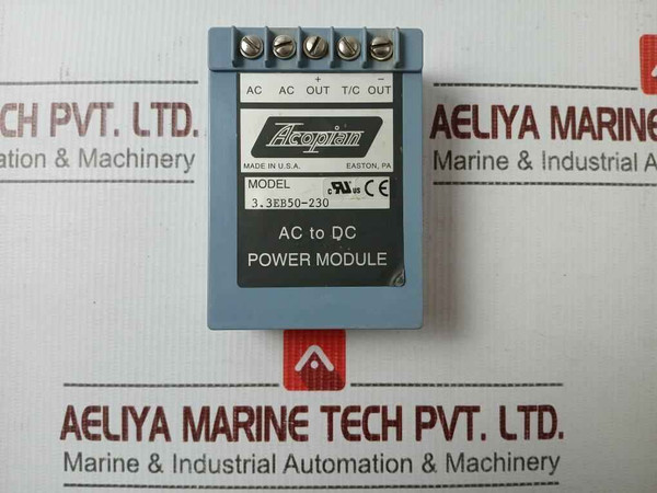 Acopian 3.3Eb50-230 Ac-dc Regulated Power Supply Module