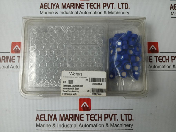 Waters 186000384Dv Clear Glass Screw Neck Vial With Cap Set (1 Box = 100Pcs)