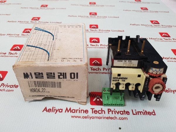Hyundai Hor 1K 22 Thermal Overload Relay 5A 660V