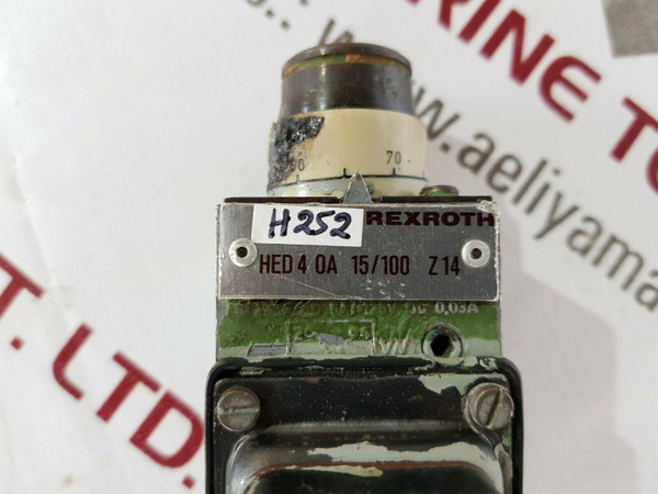 Rexroth hed 4 0a 15/100 z14 pressure switch