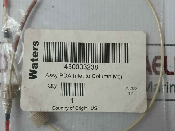 Waters 430003238 Tubing Assembly Column Sm Coded