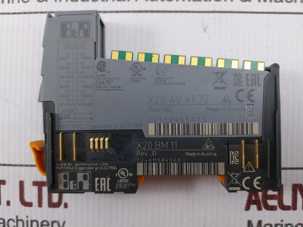 B&r-automation X20 Ao 4632 Analog Output Module 0-60c T5 Rev.n0 24vdc