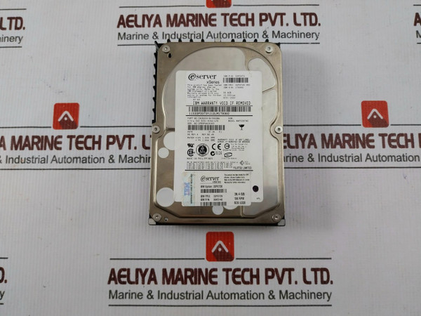 Fujitsu 33P3373 Scsi Ulra320 Hard Disk Drive Map3367Nc 36.4Gb 10,000 Rpm 12V 1.2