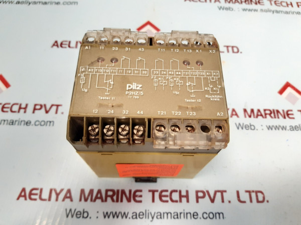 Pilz p2hz/5 230vac 2a/2r safty relay