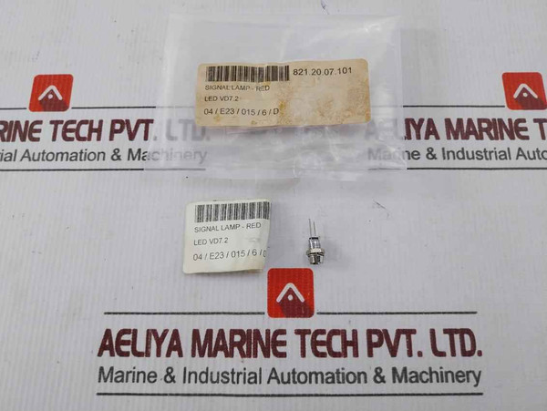Lot Of 19X Vd7.2 Signal Lamp Red