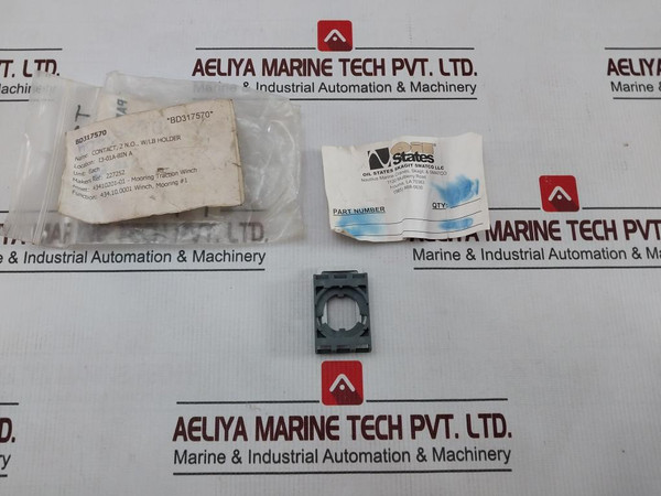 Lot Of 7X Abb 227252 Contact Block Holder