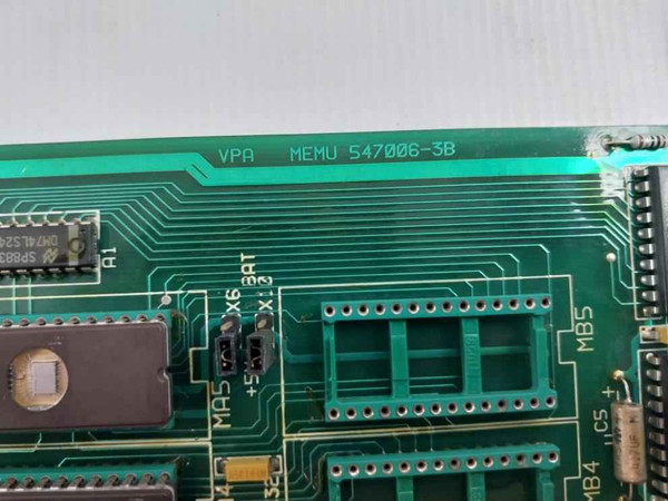 Valmet 547006-3b Memory Card Module 547006-3a M8510401 M1