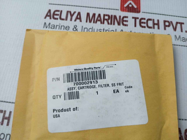 WATERS 700002913 Cartridge Filter Assy Set SS Frit