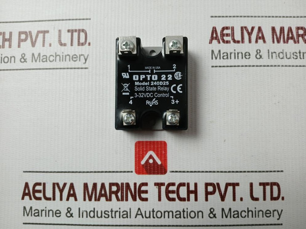 Opto 22 240D25 Solid State Relay 3-32 Vdc