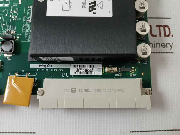 Waters 4258253dc1 Dual Qaud Pcb Assembly 700012934 24vdc 3a