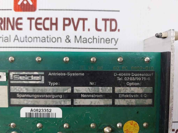 Procon Pas Elektronik 60wks-m240/22 P Servo Amplifier Drive Circuit Board 22a