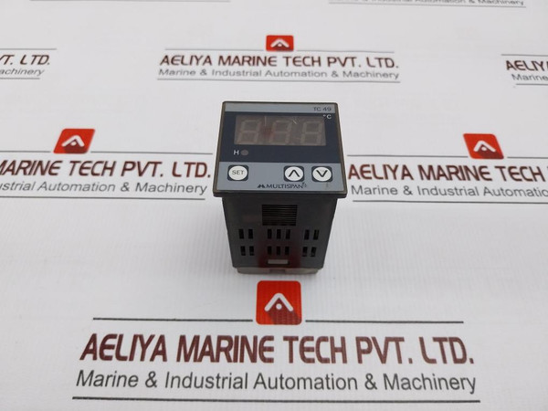 Multispan Tc 49 Display Temperature Controller 50/60Hz 4Va 0-600/999°C