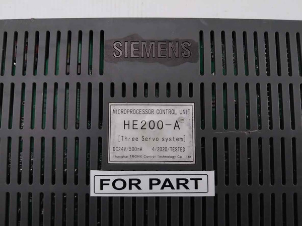 Tronx He200-a Microprocessor Control Unit Dc24v/500ma (not Working)