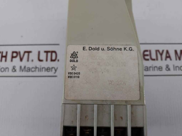 Dold Ai 305.300 Program Timer Relay 60hz 110v