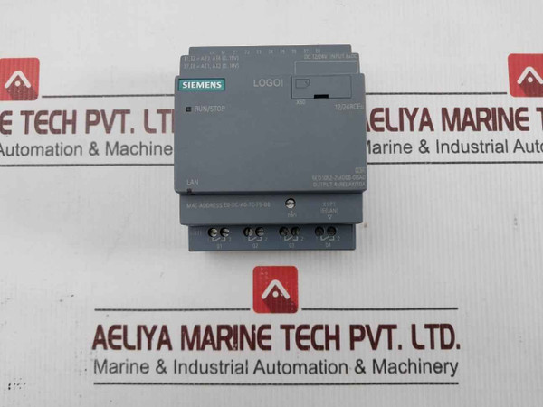 Siemens 6Ed1052-2Md08-0Ba0 Logo! Logic Module 12/24V Dc 165Ma