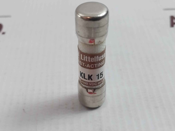 Lot of 10X LITTELFUSE KLK 15 Fast-Acting Fuse 600 VAC/500 VDC 100,000A
