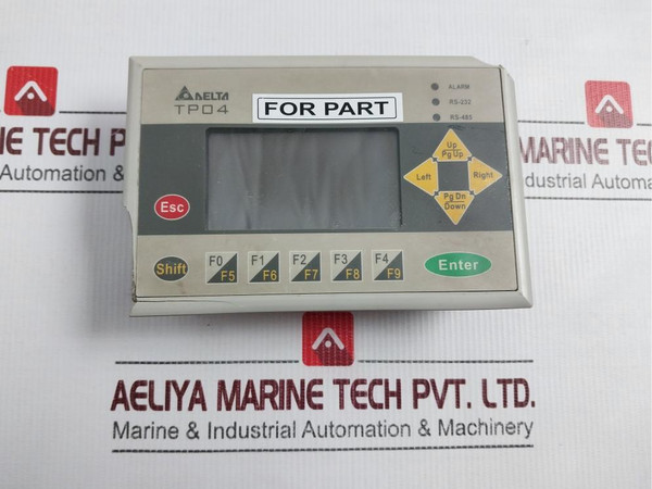 Delta Electronics Tp04G-as2 Hmi Terminal Panel (Without Battery) (Not Working)