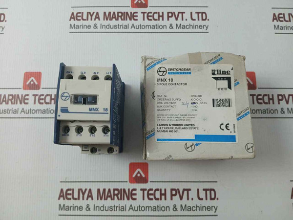 Larsen & Toubro Mnx 18 M-line Switchgear 3 Pole Power Contactor