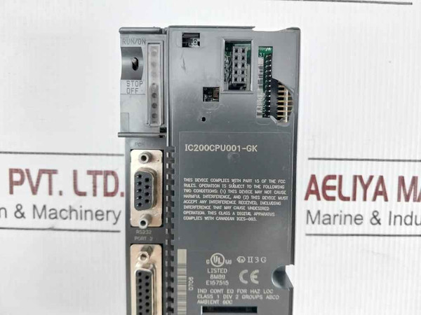 Ge Fanuc Ic200Cpu001-gk Cpu Module E157515 (Not Working)
