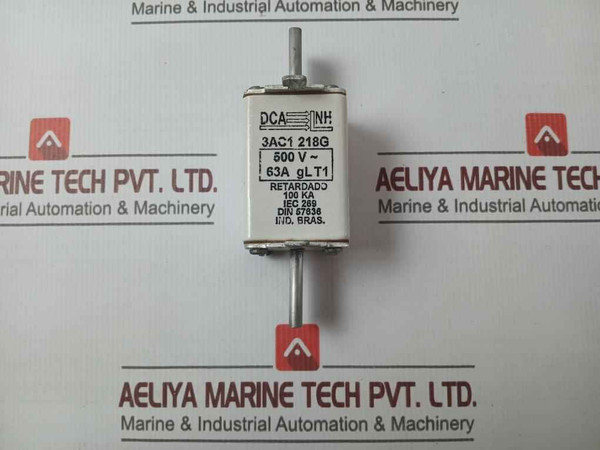 Dca 3Ac1 218G Fusivel Nh Fuse 500V 63A 100 Ka