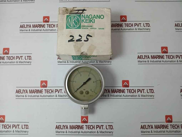 Nagano Keiki Gv42-243 Pressure Sensor Switch Gauge 0 To 5 Mpa