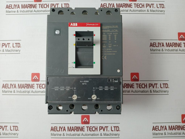 Abb P3S 630 Formula Dsp Circuit Breaker Iec60947-2 50-60Hz 2-pole 630A3