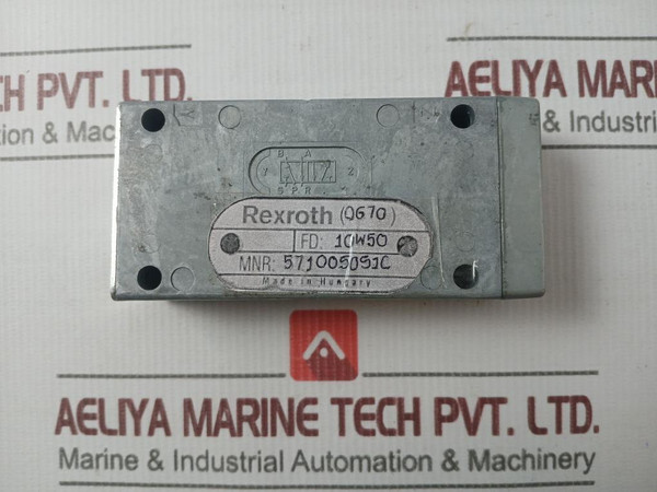 Rexroth 571005051C Pneumatic Directional Control Valve 10W50 D22