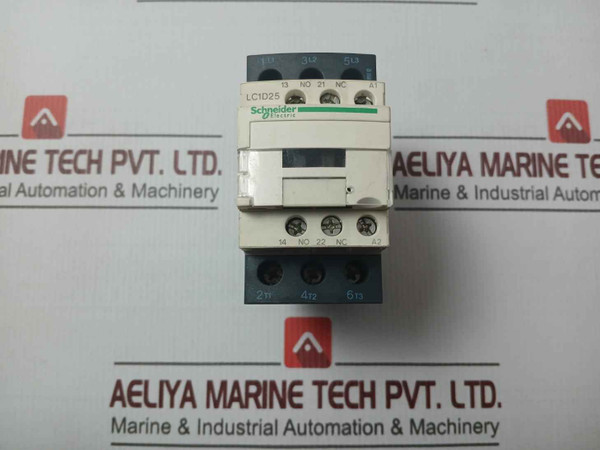 Schneider Electric/Telemecanique Lc1D25 3 Pole Ac Power Contactor 220/440V 25A