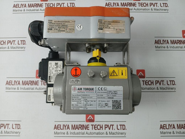 Rotech Acr1Areaazzm252M20Al Pneumatic Actuator Assembly With Dr00030U Al 8 Bar