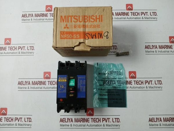 Mitsubishi Electric Nf50-ss Molded Case Circuit Breaker 3-pole Ac600V