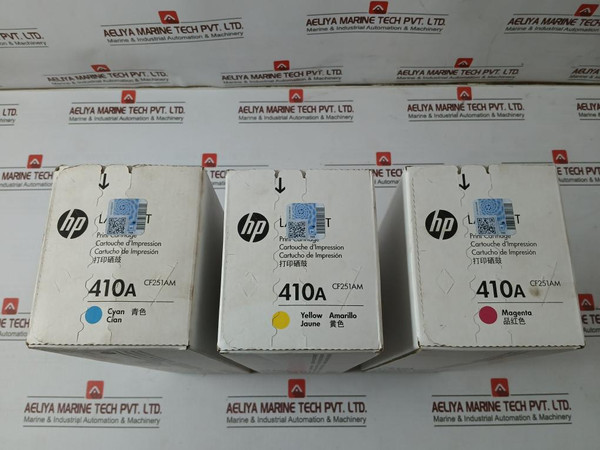 Hp 410A Print Cartridge 3-color Set Cyan, Yellow, Magenta