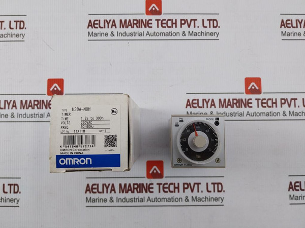 Omron H3Ba-n8H Solid-state Timer 0-1.2 Min