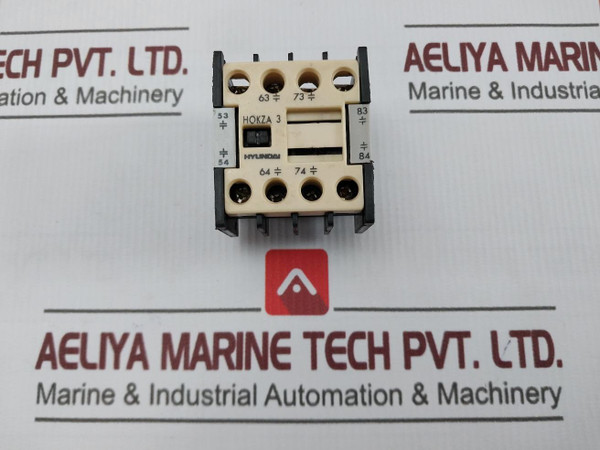 Hyundai Hokza 3 Auxiliary Contact Block 750V 16A