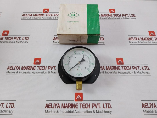 Ik Instruments 100-p-b 1114 Pressure Gauge 0–5 KgCm² 0–70 Psi