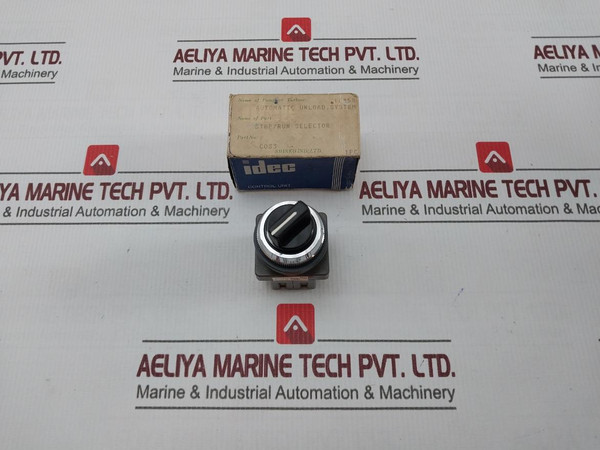 Idec Asn307S StopRun Selector Switch Ac 125V 5A Ac 300V 3A C0S3