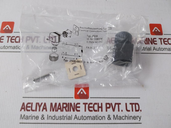 Burkert 2508-003 Plug Connector 0-250V AcDc