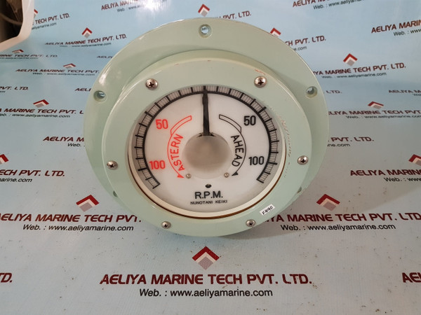 Nunotani Keiki Jis F 8521-fe150K Electric Propeller Shaft Revolution Indicator.