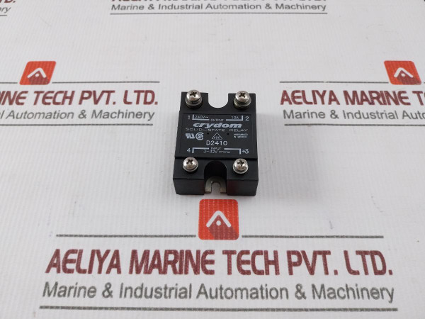 Crydom D2410 Solid-state Relay Output-240V-10A,Input-3-32V