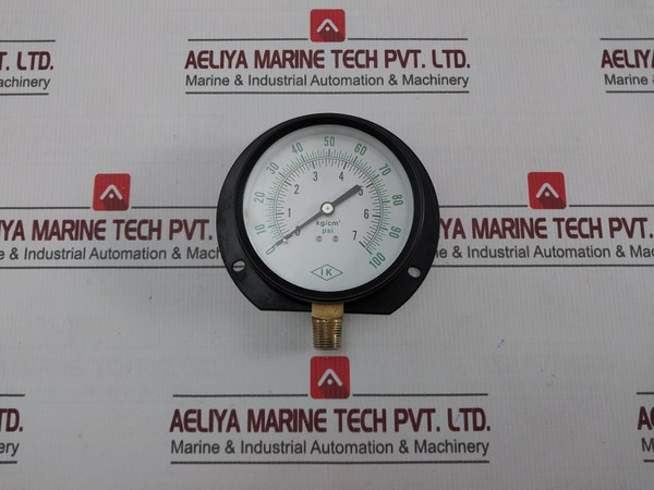 Ik 0-7 KgCm2 Pressure & Temperature Gauge 0-100 Psi