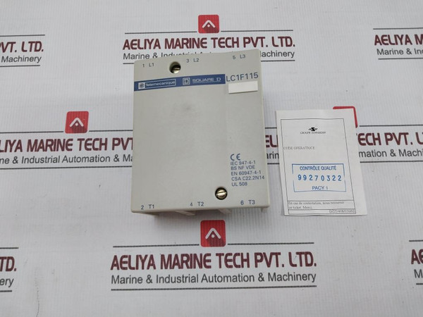 Telemecanique Lc1F115 Contactor En 60947-4-1