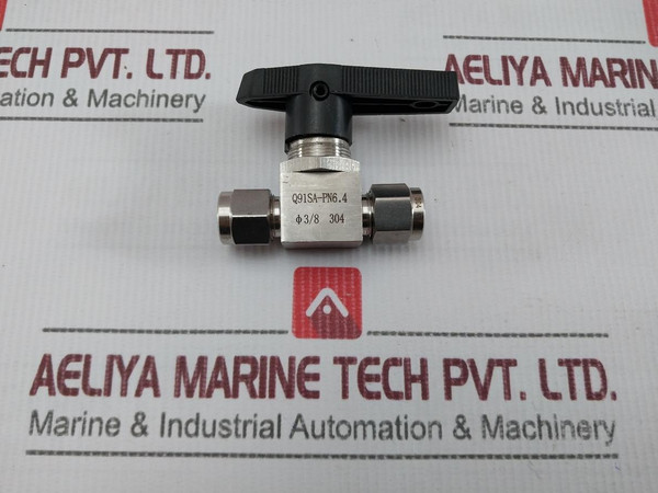 Q91Sa-pn6.4 Stainless Handle Ball Valve Type 3/8 In 304