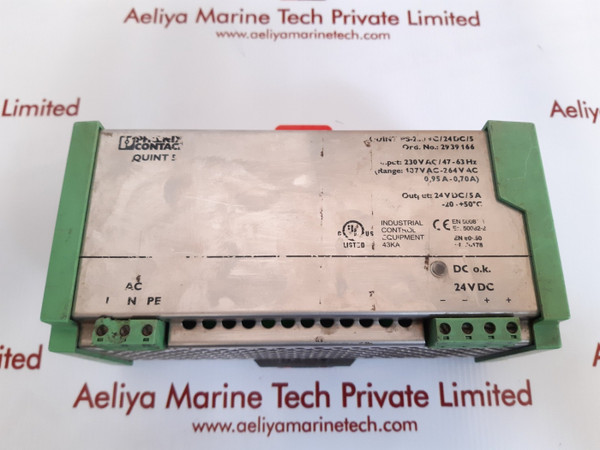 Phoenix contact quint ps-230 ac/24dc/5 power supply