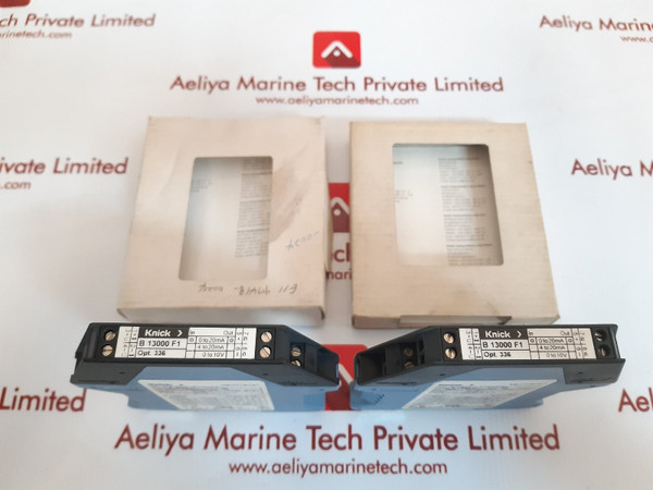 Knick b 13000 f1 dc-isolation amplifier