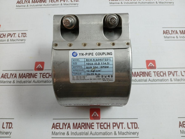 Youngnam Metal Rch-s (A0927221) Yn-pipe Coupling 100A Sus 304Epdm 12 KgfCm2