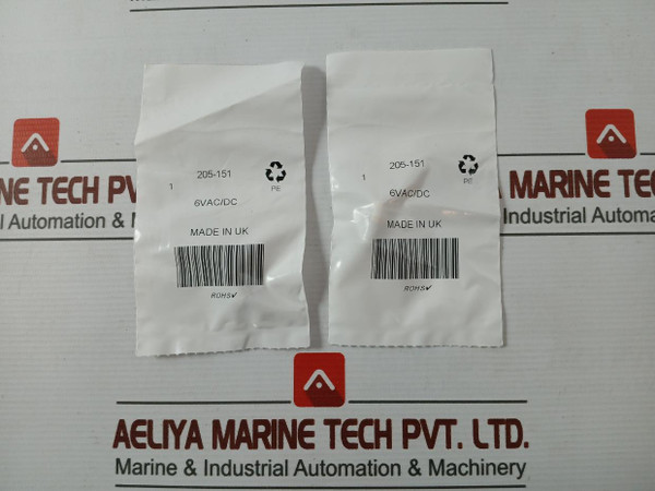 Lot Of 10X Rs Pro 205-151 Yellow Led Indicator Lamp